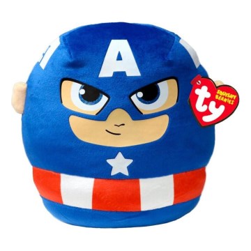 TY - Pehmolelu Squishy CAPTAIN AMERICA 22 cm