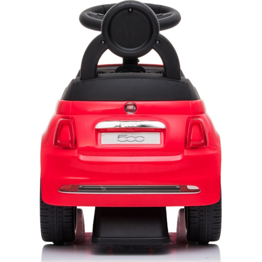 Työnnettävä auto Fiat 500 punainen