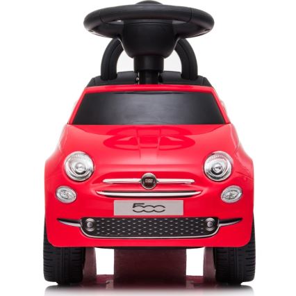 Työnnettävä auto Fiat 500 punainen