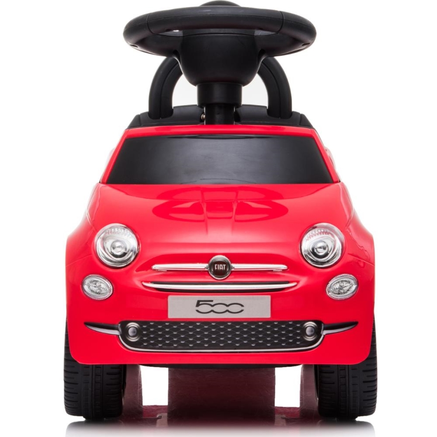 Työnnettävä auto Fiat 500 punainen