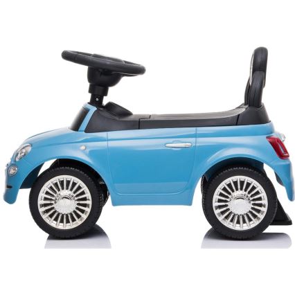 Työnnettävä auto Fiat 500 sininen