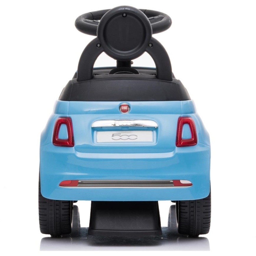 Työnnettävä auto Fiat 500 sininen