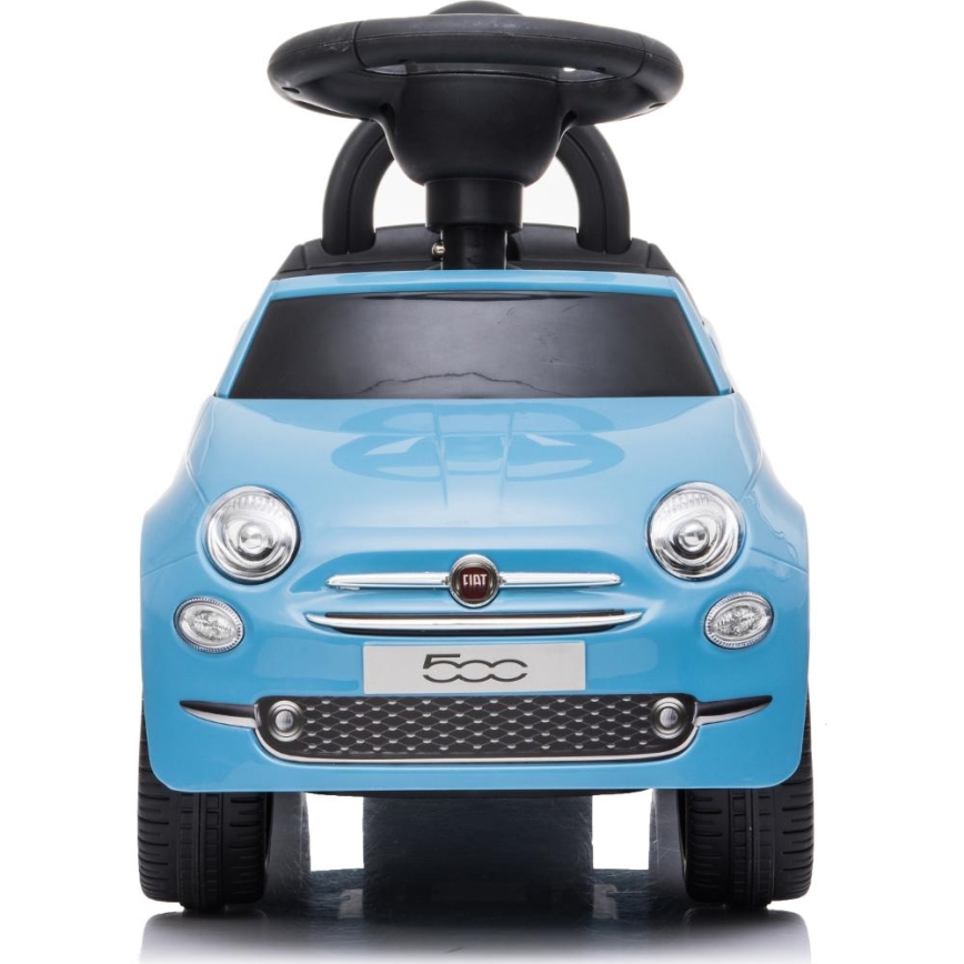 Työnnettävä auto Fiat 500 sininen