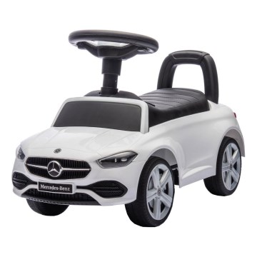 Työnnettävä auto Mercedes C-Class valkoinen