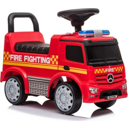 Työnnettävä auto Mercedes Paloauto punainen