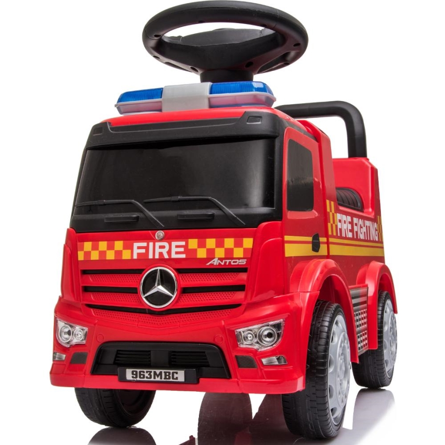 Työnnettävä auto Mercedes Paloauto punainen