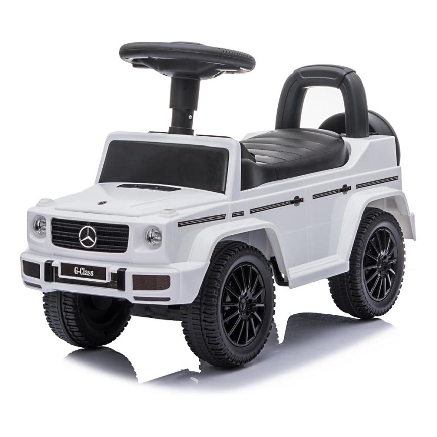 Työntöpyörä Mercedes G350d valkoinen/musta