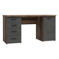 Työpöytä ARENO ruskea/grafiitti