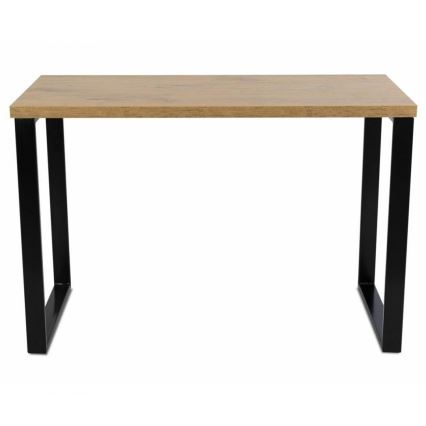 Työpöytä BLAT 120x60 cm musta/ruskea