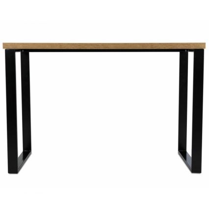 Työpöytä BLAT 120x60 cm musta/ruskea