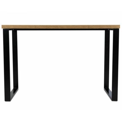 Työpöytä BLAT 140x60 cm musta/ruskea