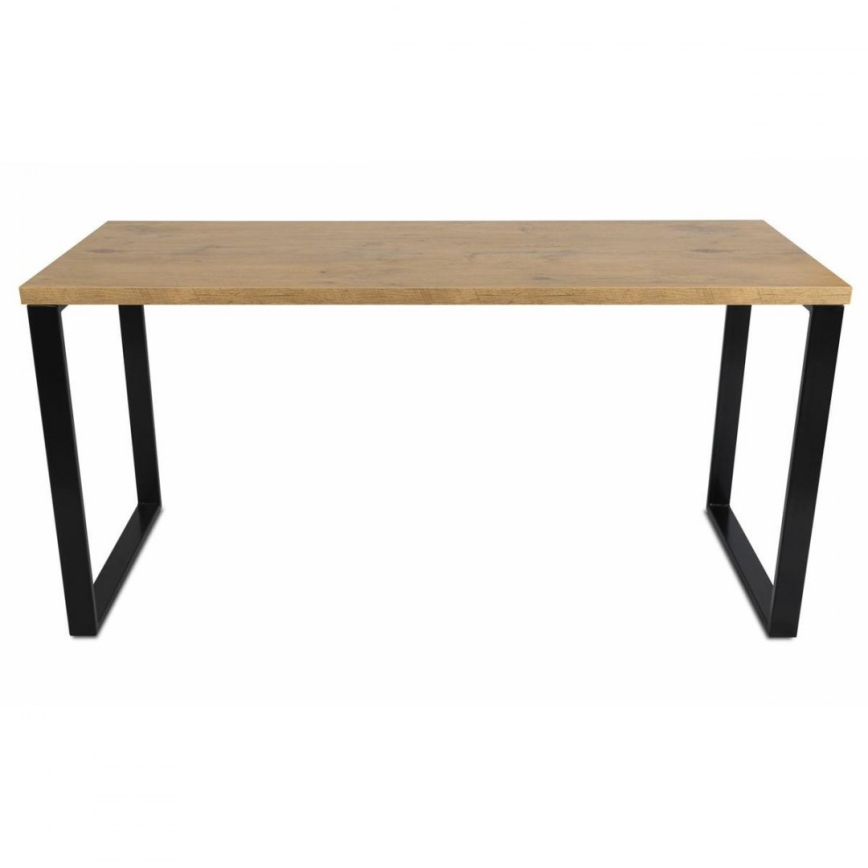Työpöytä BLAT 160x60 cm musta/ruskea