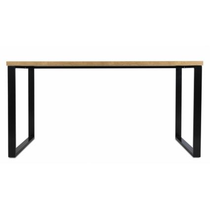Työpöytä BLAT 160x60 cm musta/ruskea