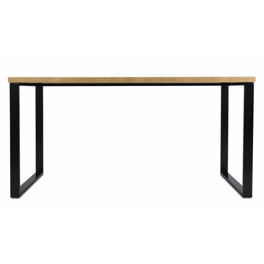 Työpöytä BLAT 160x60 cm musta/ruskea