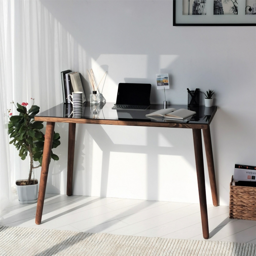 Työpöytä COZY 73x110 cm mänty/musta