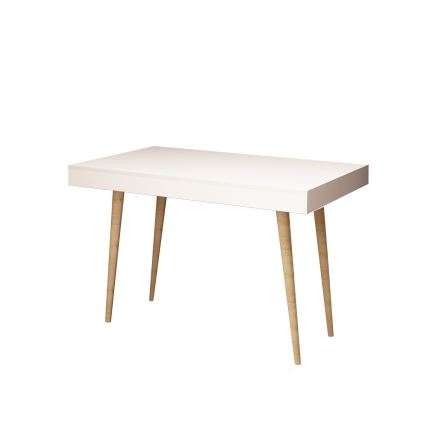 Työpöytä VERONIKA 74x100 cm valkoinen/beige