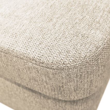 U-muotoinen, vuoteeksi avattava oikeanpuoleinen kulmasohva säilytystilalla SERPA, beige