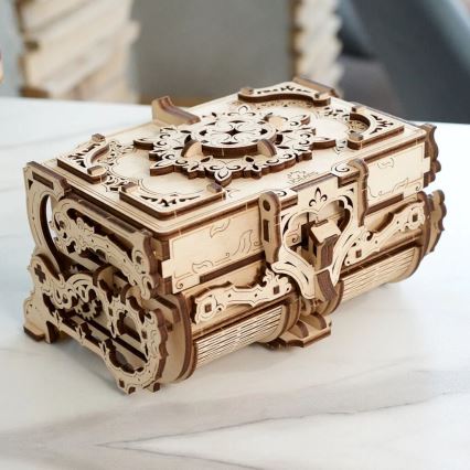 Ugears - 3D puinen mekaaninen palapeli Antiikkinen korurasia