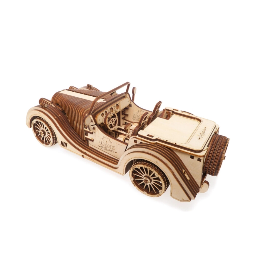 Ugears - 3D puinen mekaaninen palapeli Car roadster