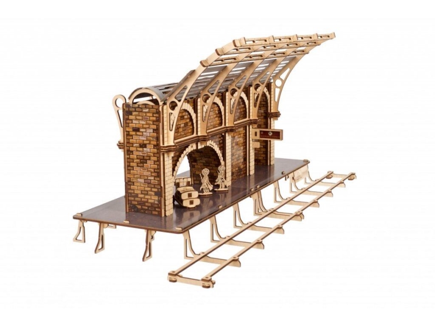 Ugears - 3D puinen mekaaninen palapeli Harry Potter junalaituri