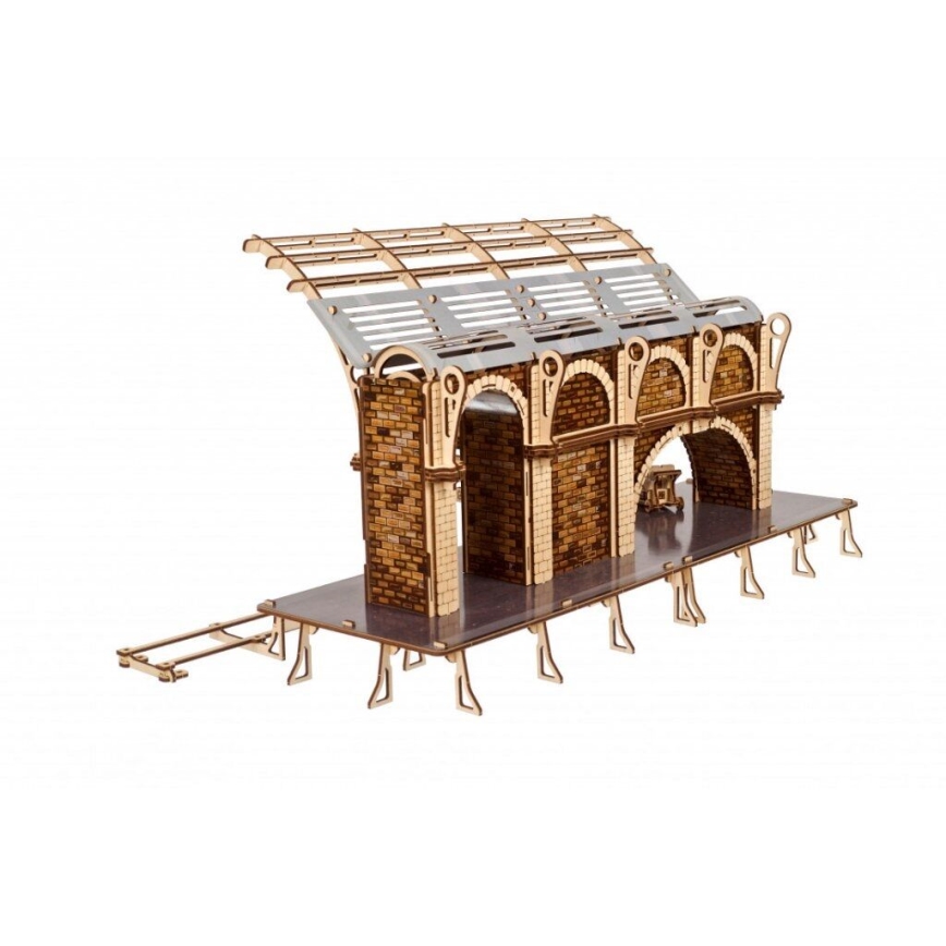Ugears - 3D puinen mekaaninen palapeli Harry Potter junalaituri