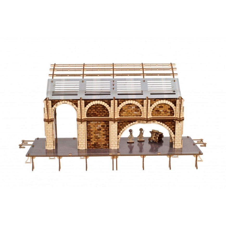 Ugears - 3D puinen mekaaninen palapeli Harry Potter junalaituri
