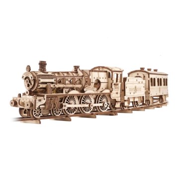 Ugears - 3D puinen mekaaninen palapeli Harry Potter Tylypahkan pikajuna