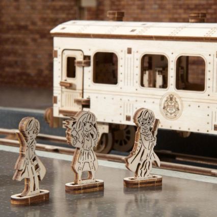 Ugears - 3D puinen mekaaninen palapeli Harry Potter Tylypahkan pikajuna