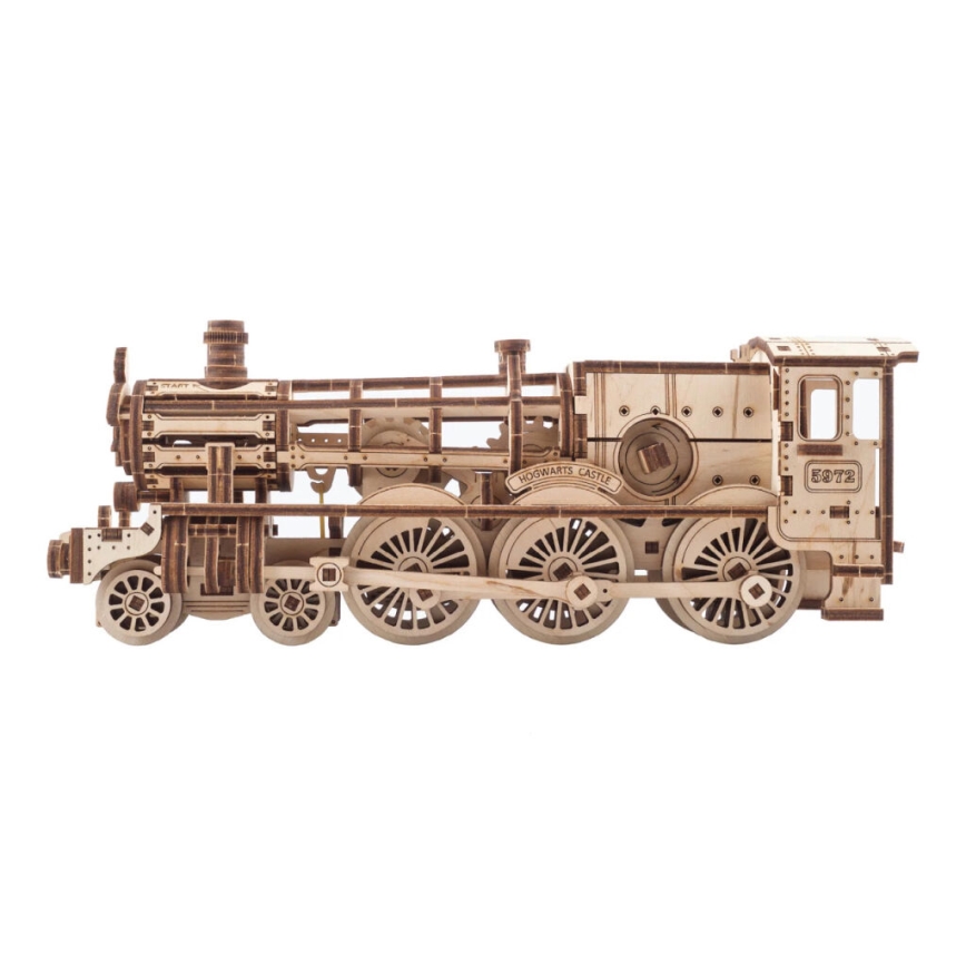 Ugears - 3D puinen mekaaninen palapeli Harry Potter Tylypahkan pikajuna