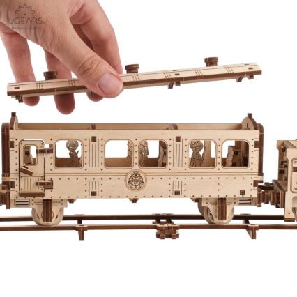 Ugears - 3D puinen mekaaninen palapeli Harry Potter Tylypahkan pikajuna