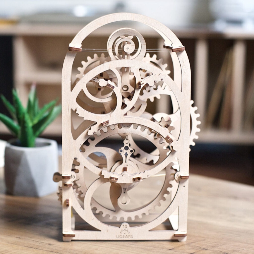Ugears - 3D puinen mekaaninen palapeli Kellokoneisto