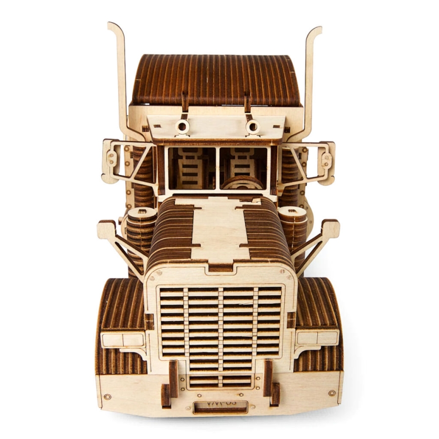 Ugears - 3D puinen mekaaninen palapeli Puoliperävaunu kuorma-auto Heavy Boy