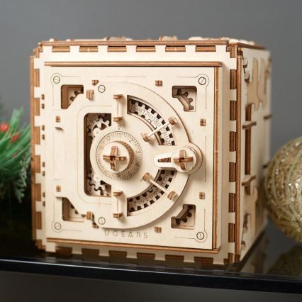 Ugears - 3D puinen mekaaninen palapeli Turvallinen