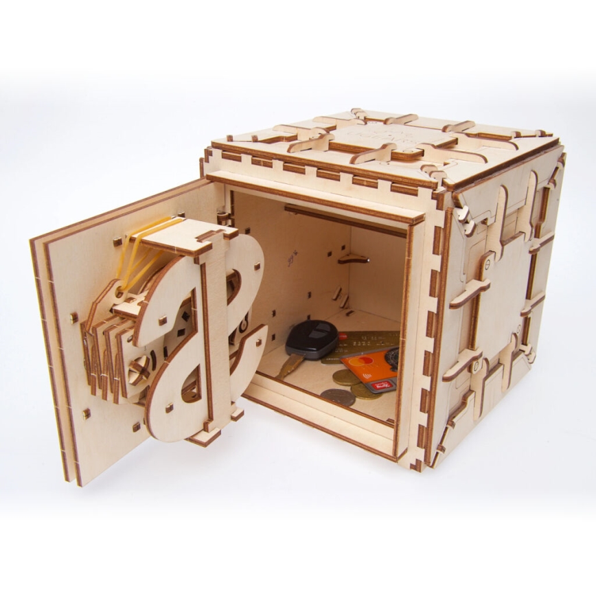 Ugears - 3D puinen mekaaninen palapeli Turvallinen
