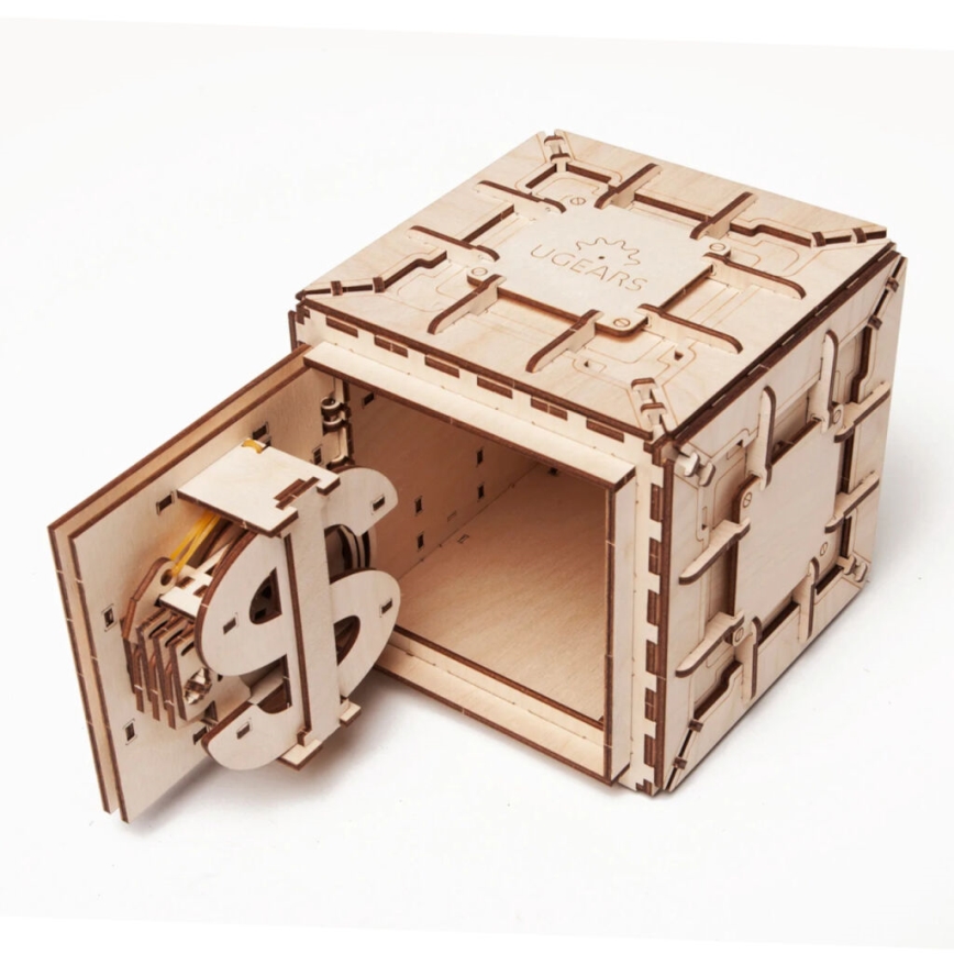 Ugears - 3D puinen mekaaninen palapeli Turvallinen