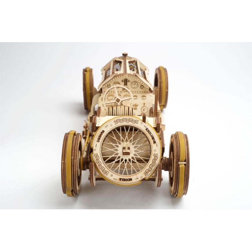 Ugears - 3D puinen mekaaninen palapeli U9 Car Grand Prix