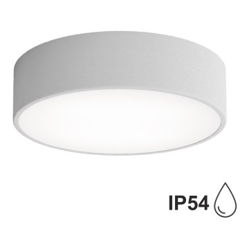 Ulkokattovalaisin anturilla CLEO 2xE27/24W/230V d. 30 cm harmaa IP54