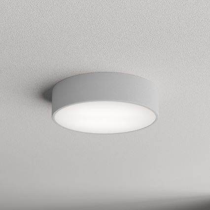 Ulkokattovalaisin anturilla CLEO 2xE27/24W/230V d. 30 cm harmaa IP54