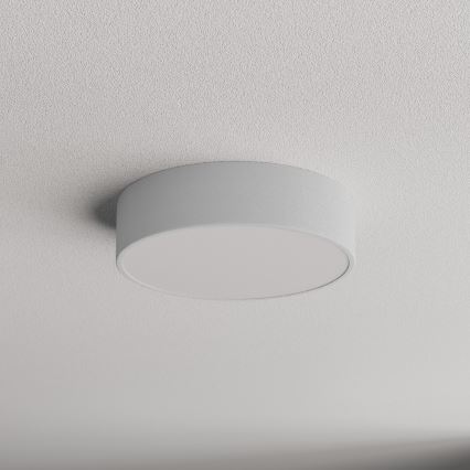 Ulkokattovalaisin anturilla CLEO 2xE27/24W/230V d. 30 cm harmaa IP54