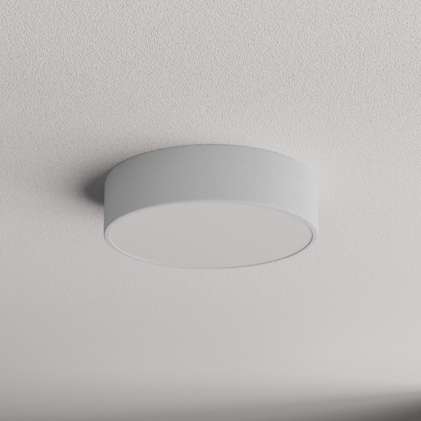 Ulkokattovalaisin anturilla CLEO 2xE27/24W/230V d. 30 cm harmaa IP54