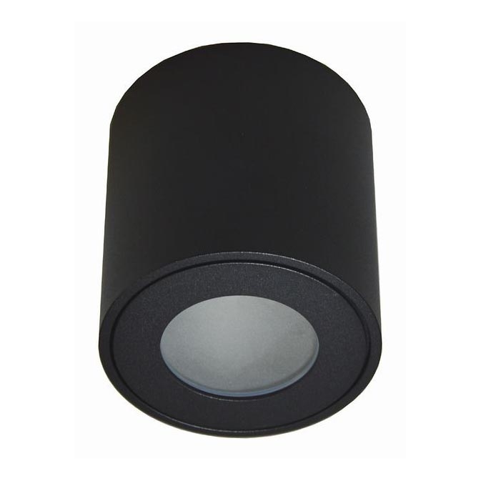 Ulkokattovalo FARA 1xGU10/50W/230V IP54 musta
