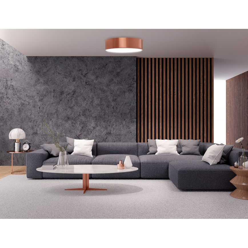 Ulkokattovalo sensorilla CLEO 3xE27/24W/230V d. 40 cm kupari IP54