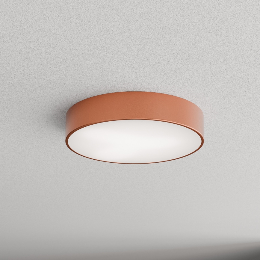 Ulkokattovalo sensorilla CLEO 3xE27/24W/230V d. 40 cm kupari IP54