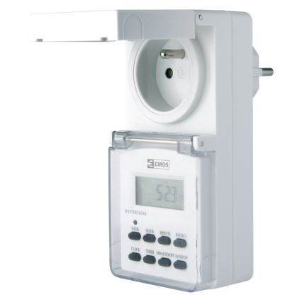 Ulkokäyttöinen digitaalinen ajastin 230V/16A IP44