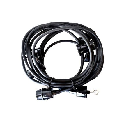 Ulkokäyttöön tarkoitettu koristeketju GARLAND 6,5 m 5xE27/15W/230V IP44