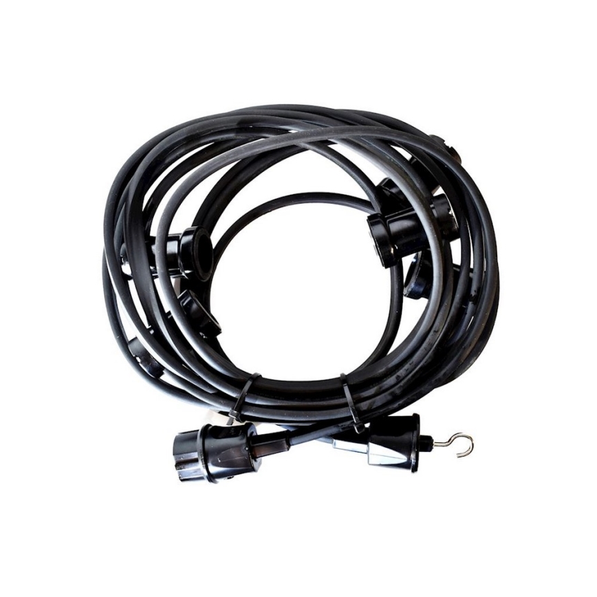 Ulkokäyttöön tarkoitettu koristeketju GARLAND 6,5 m 5xE27/15W/230V IP44