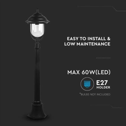 Ulkolamppu 1xE27/60W/230V 111 cm IP44