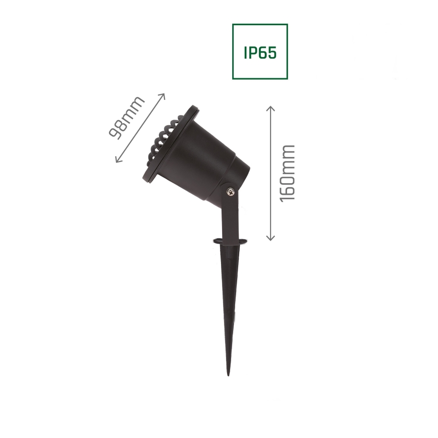 Ulkolamppu FLORI RAY 1xGU10/6W/230V IP65