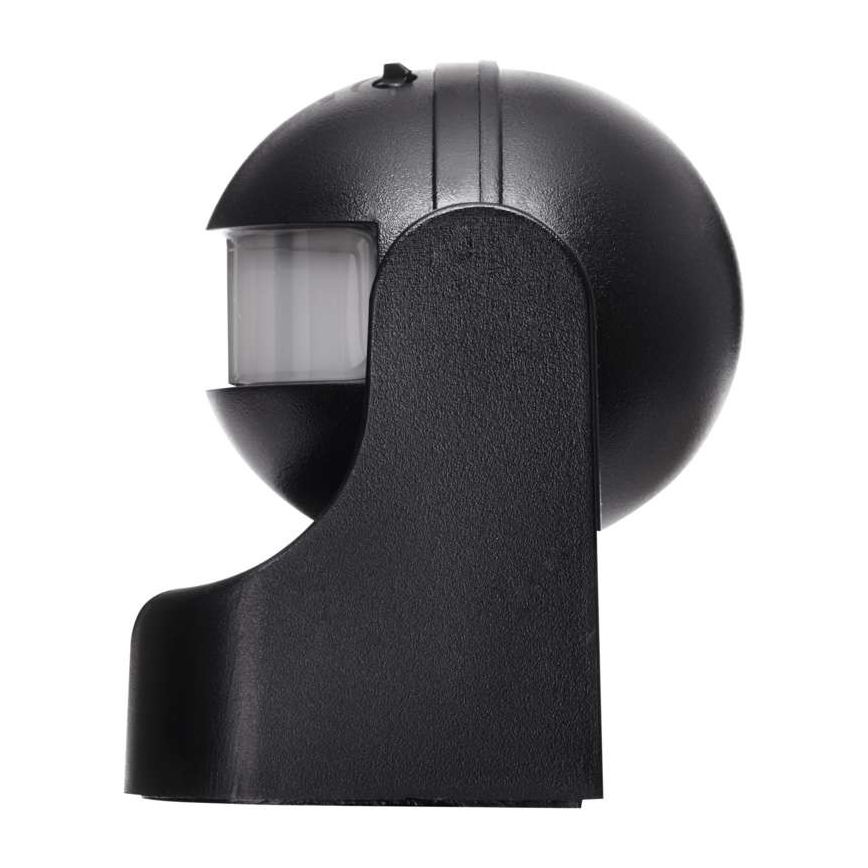Ulkoliikennanturi PIR B 180° 1200W/230V IP44 musta