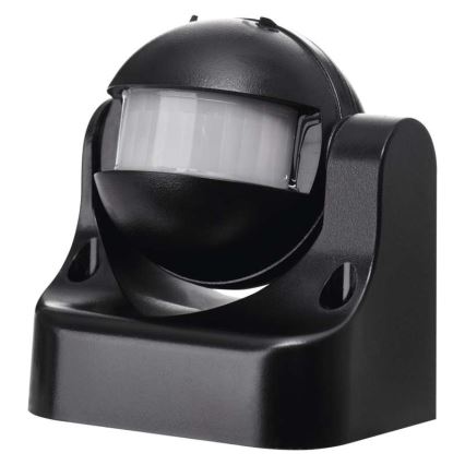 Ulkoliikennanturi PIR B 180° 1200W/230V IP44 musta